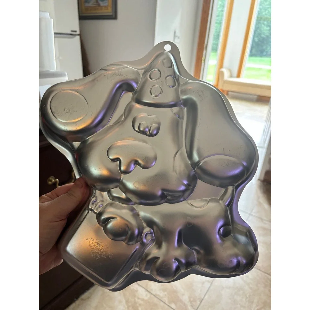 Vtg Wilton Nickelodeon Blues Clues Aluminum Cake Pan - 1999 - #2105-3060